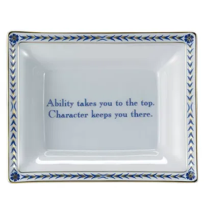 Ability....Character … Rectangular Ring Tray 4.25"X5.75"