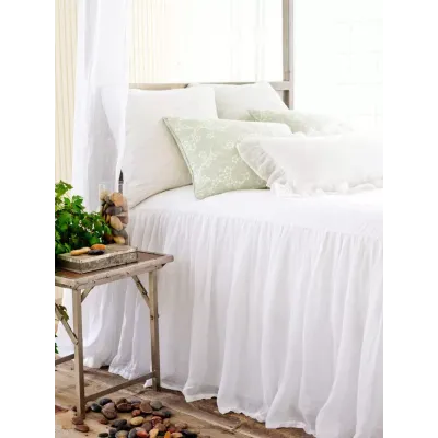 Savannah Linen Gauze White Bedding