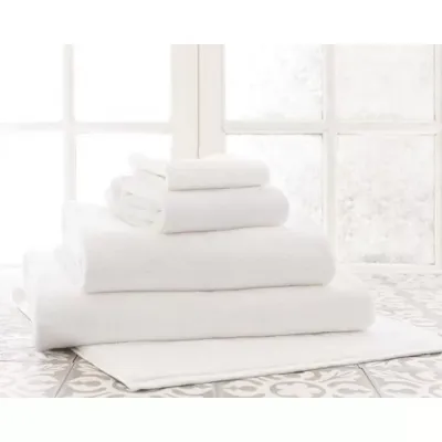 Signature White Bath Towels