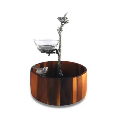 Song Bird Song Birds Nesting Dip Bowl