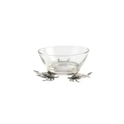 Sea And Shore Crab Glass Dip Bowl Small
