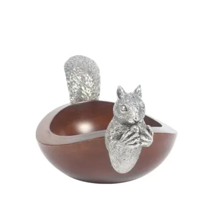 Woodland Creatures Squirrel Head And Tail Nut Bowl Small