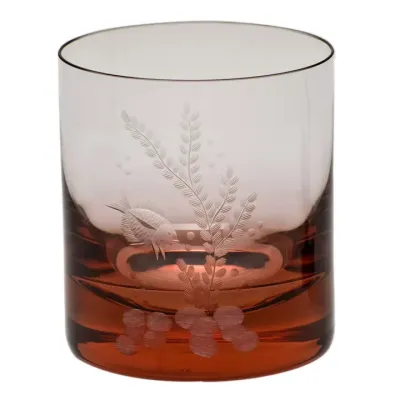 Double Old Fashioned Engraving The Sea Life No. 1 Rosalin 12.5 oz