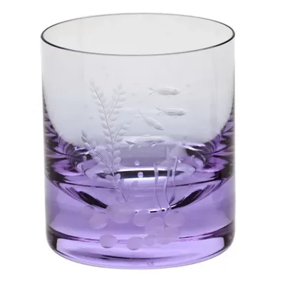 Whisky Set /I Tumbler Whisky Alexandrite Lead-Free Crystal, Engraving The Sea Life No. 1 370 ml