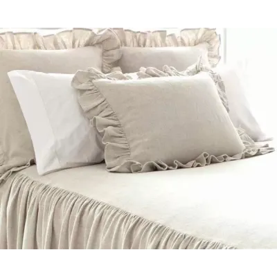 Wilton Natural Cotton/Linen Bedspread