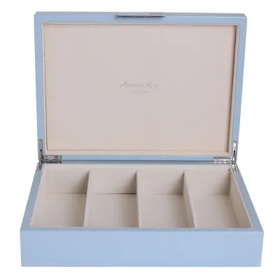 8 x 11 in Pale Denim & Silver G Large Storage Box