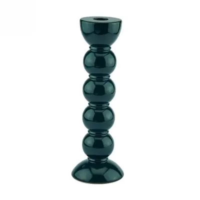 Bobbin Racing Green Candlestick Tall - 24cm