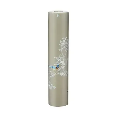 Chinoiserie Grey Candlestick