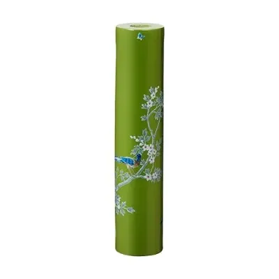 Chinoiserie Green Candlestick