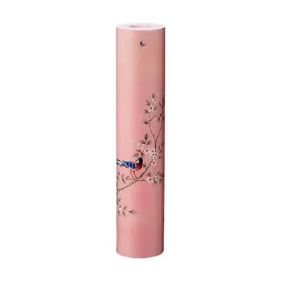 Chinoiserie Pink Candlestick