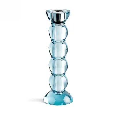 Icy Bobbin Blue Candlestick