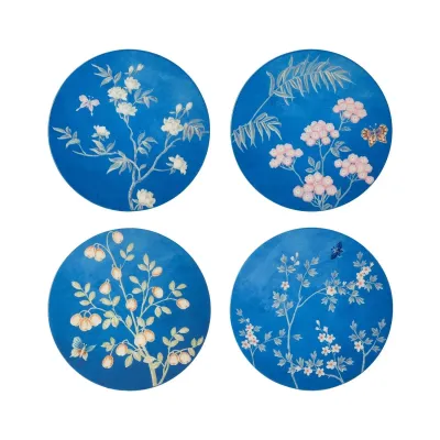 Chinoiserie Blue Coasters Set of 4