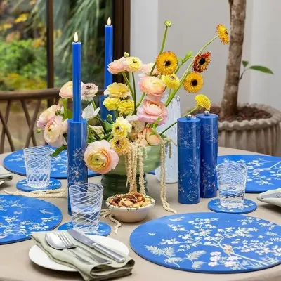 Chinoiserie Blue Coasters Set of 4
