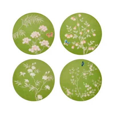 Chinoiserie Green Coasters Set of 4