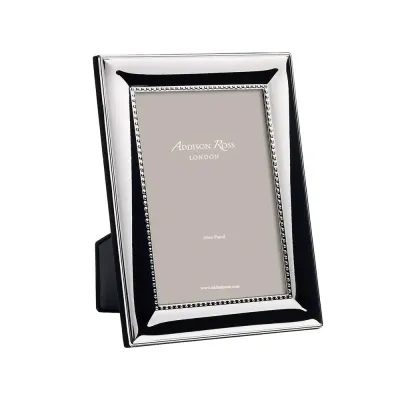 Beaded Silverplated Picture Frame