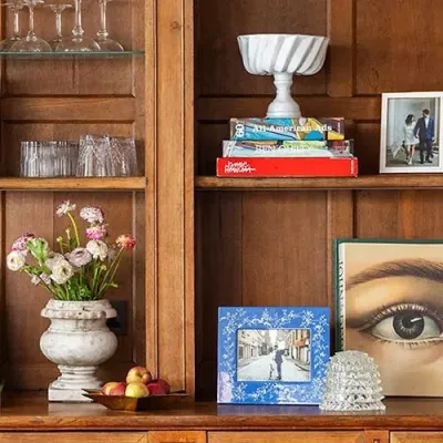 Chinoiserie Blue Frame 5 x 7 in