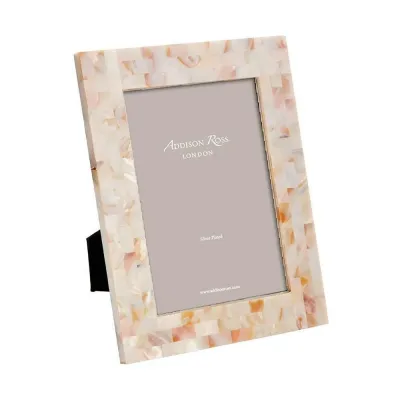 Checkered Mother of Pearl Picture Frame