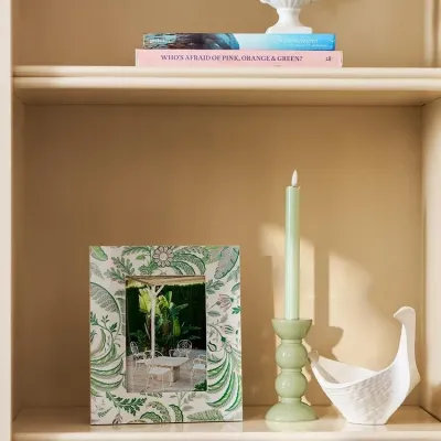 Palm Beach Green Lacquer Photo Frame 5 x 7 in