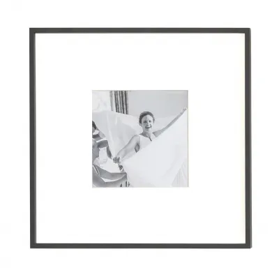 8x8 One Aperture Black on Metal Picture Frame