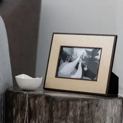 Rattan Alabaster Frame