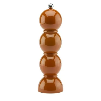 Bobbin Nutmeg Lacquer Salt or Pepper Mill