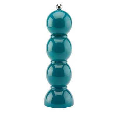 Bobbin Teal Lacquer Salt or Pepper Mill