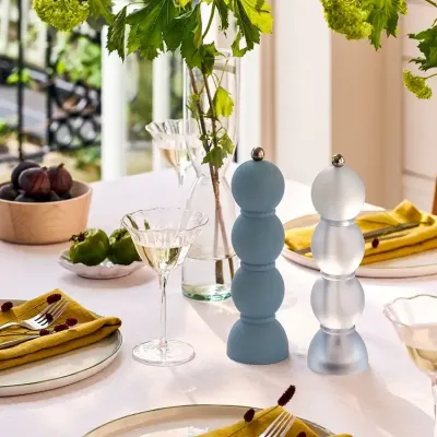 Scandi Bob Chambray Salt or Pepper Mill