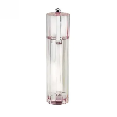 Icy Flute Pale Pink Salt or Pepper Mill