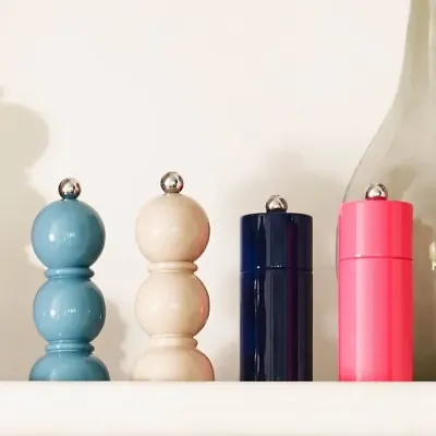 Mini Bob Chambray Salt or Pepper Mill