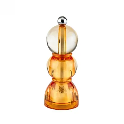 Icy Mini Bob Amber Salt or Pepper Mill