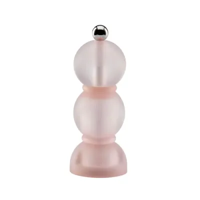 Frosty Mini Bob Pale Pink Salt or Pepper Mill