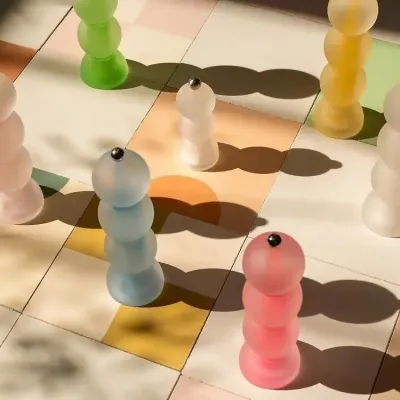 Frosty Mini Bob Pale Pink Salt or Pepper Mill
