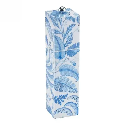Palm Beach Blue Square Pillar Salt or Pepper Mill