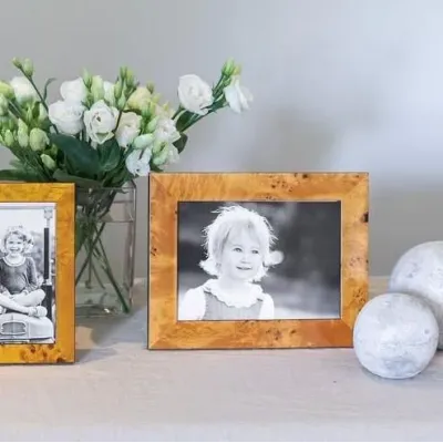 Honey Poplar Fiber Back Picture Frame