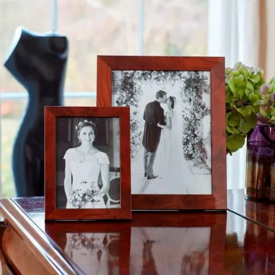 Walnut Poplar Fiber Back Picture Frame