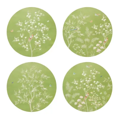 Chinoiserie Green Placemats Set of 4