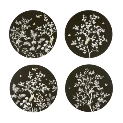 Chinoiserie Black Placemats Set of 4 (Limited Edition)
