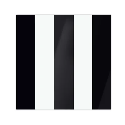 12 x 12 in Set of Four Black & White Placemats