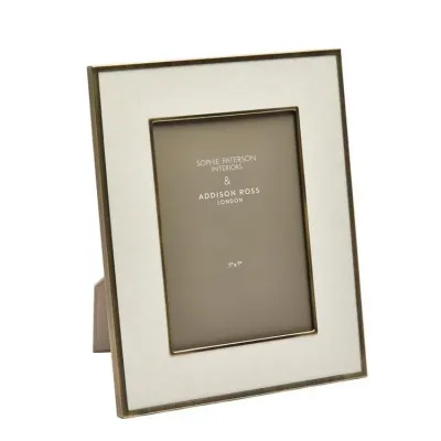 Sophie Paterson Cream Velvet Photo Frame 5x7