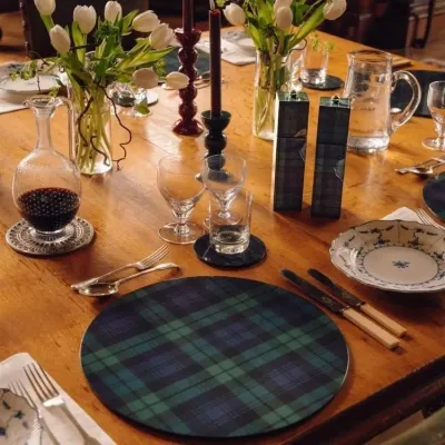 Tartan Black Watch Coasters Set of 4