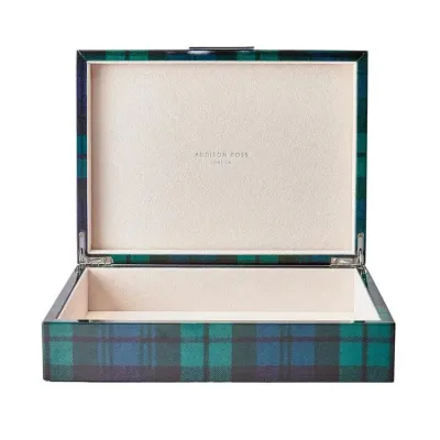 Tartan Black Watch with Silver Box