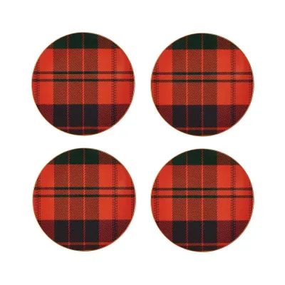 Tartan Ross Coasters Set of 4
