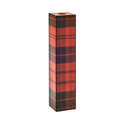 Tartan Ross Candlestick Tall 24cm