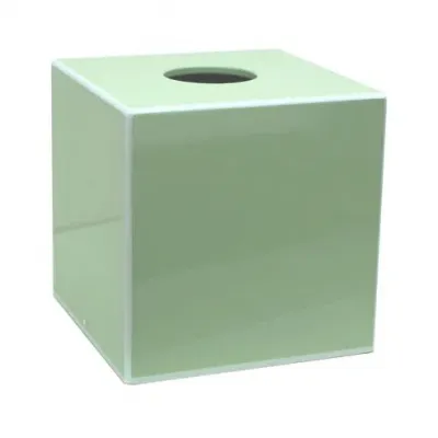 Mint Square Tissue Box