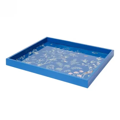 Chinoiserie Blue Tray