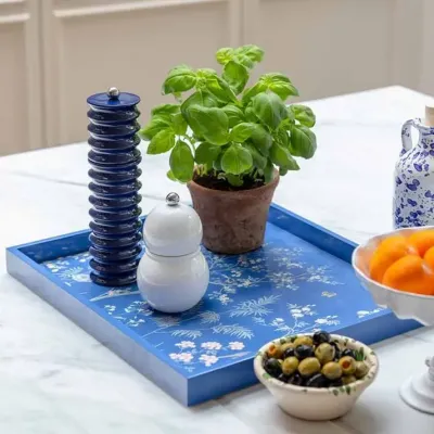 Chinoiserie Blue Tray
