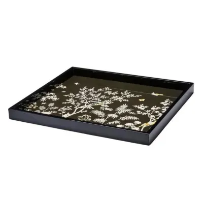 Chinoiserie Black Tray