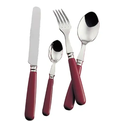 Anglais Red Stainless Flatware