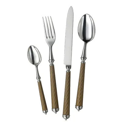 Cable Gold Silverplated Flatware
