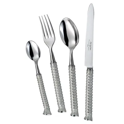 Cordage Silver Stainless Flatware